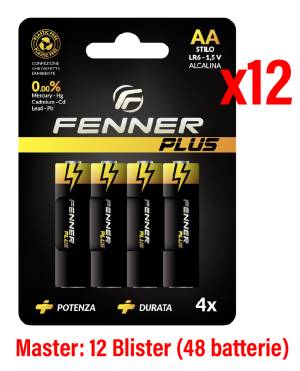 Fenner Batterie Stilo AA Alcalina FN-LR6 1Cnf/4pz - <p>&nbsp;Le <b>batterie AA Fenner</b> rappresentano una soluzione energetica ad alte prestazioni, progettata per garantire affidabilit&agrave;, potenza costante e una lunga durata nel tempo. Con una capacit&agrave; elevata di 2300 milliampere/ora, queste batterie sono ideali per alimentare dispositivi ad alto consumo come fotocamere digitali, giocattoli elettronici, telecomandi, torce LED, tastiere wireless e molti altri apparecchi di uso quoti