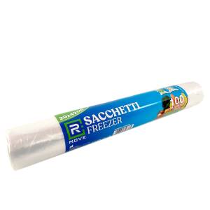 1 Rotolo da 100 Sacchi Freezer 29x42cm Trasparenti …