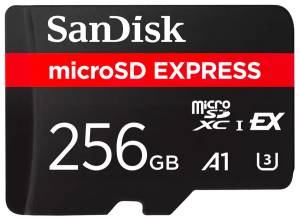 SanDisk Express - Scheda di memoria flash - 256 GB - UHS-I microSDXC