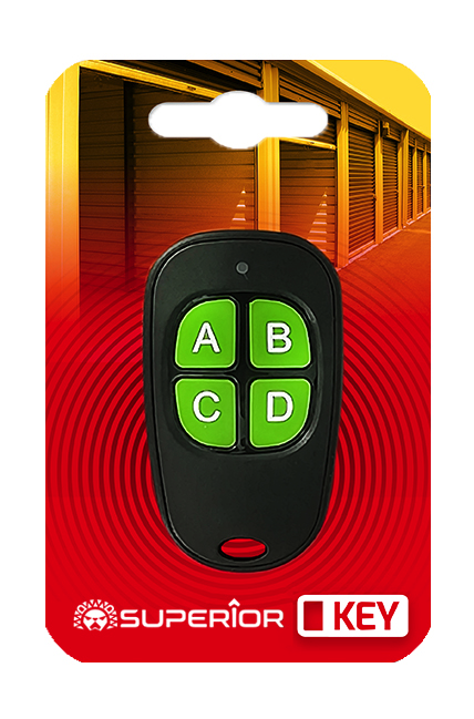 Superior Telecomando Universale Programmabile per Cancelli Key - <p>Possibilit&agrave; di programmare fino a 4 dispositivi differenti</p><p class="MsoNormal"><o:p></o:p></p><p class="MsoNormal">La programmazione &egrave; semplice e veloce<o:p></o:p></p><p class="MsoNormal">Massima compatibilit&agrave; per i radiocomandi a codice fisso con frequenza pari a 433,92 MHz<o:p></o:p></p><p class="MsoNormal"><o:p>&nbsp;</o:p></p><p class="MsoNormal">PESO: 29 g<o:p></o:p></p><p class="MsoNormal">DIMENSIO