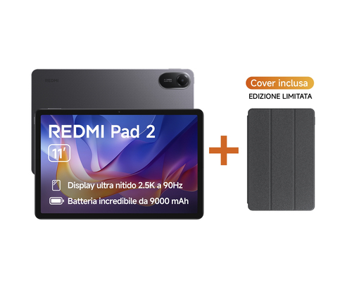 Xiaomi Redmi Pad 2 11" 4+128GB WiFi Graphite Gray + Cover ITA