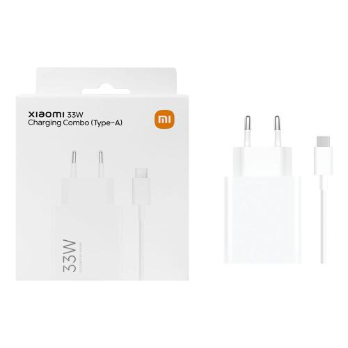 Xiaomi 33W Wall Charging Combo USB-A + Cavo USB-C White