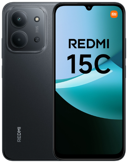 Xiaomi Redmi 15c 4+128GB 6.9" 4G Midnight Black DS EU