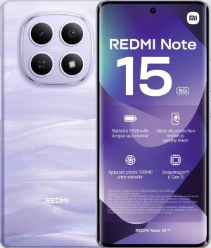 Xiaomi Redmi Note 15 6+128GB 6.77" 5G Mist Purple ITA