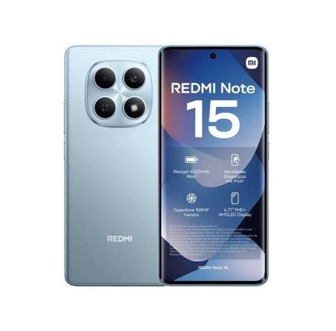Xiaomi Redmi Note 15 6+128GB 6.77" NFC Glacier Blue DS ITA