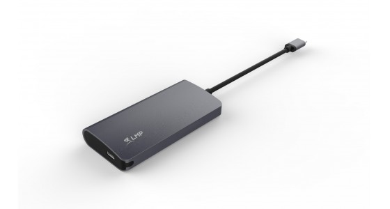 DOCKING TYPE C HUB 5P SPACEGRAY HDMI-3*USB-USB-C PD SPACEGRAY