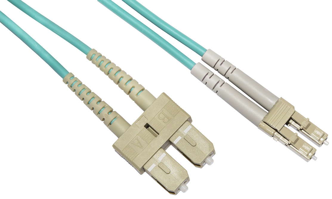 CAVO FIBRA OTTICA 3MT LC/SC MULTIMODALE DUPLEX 50/125 …