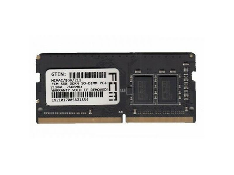 DDR4 8GB 2666 MHZ SO-DIMM FCM CL19 PC4-21300 …