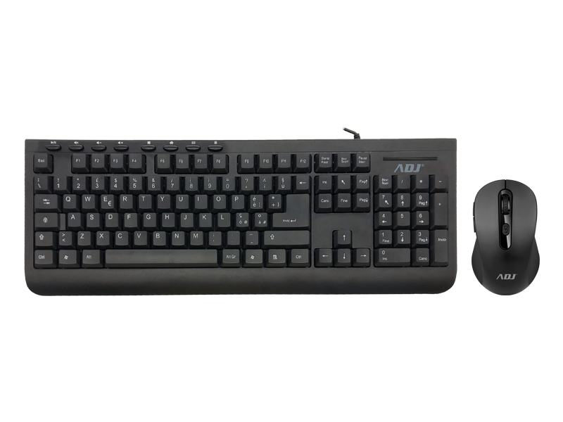 TASTIERA/MOUSE KIT USB PURE EVO BK 113TASTI MULTIMEDIA/MOUSE 6D ERGONO