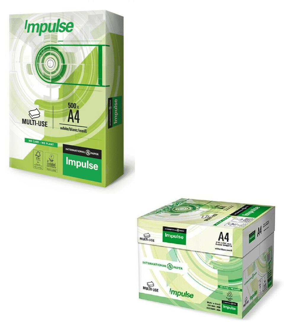 RISMA A4 IMPULSE CONF.DA 5 RISME A4 75GR BIANCA