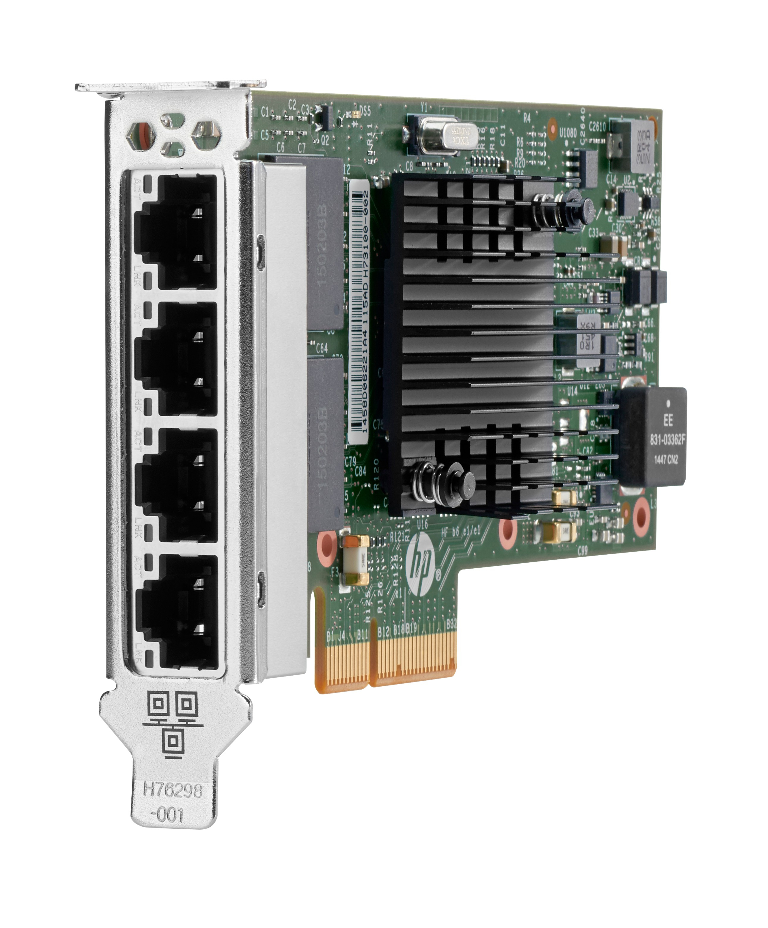 SCHEDA RETE HPE 4PORT 1GBS 366T PCIE RJ45