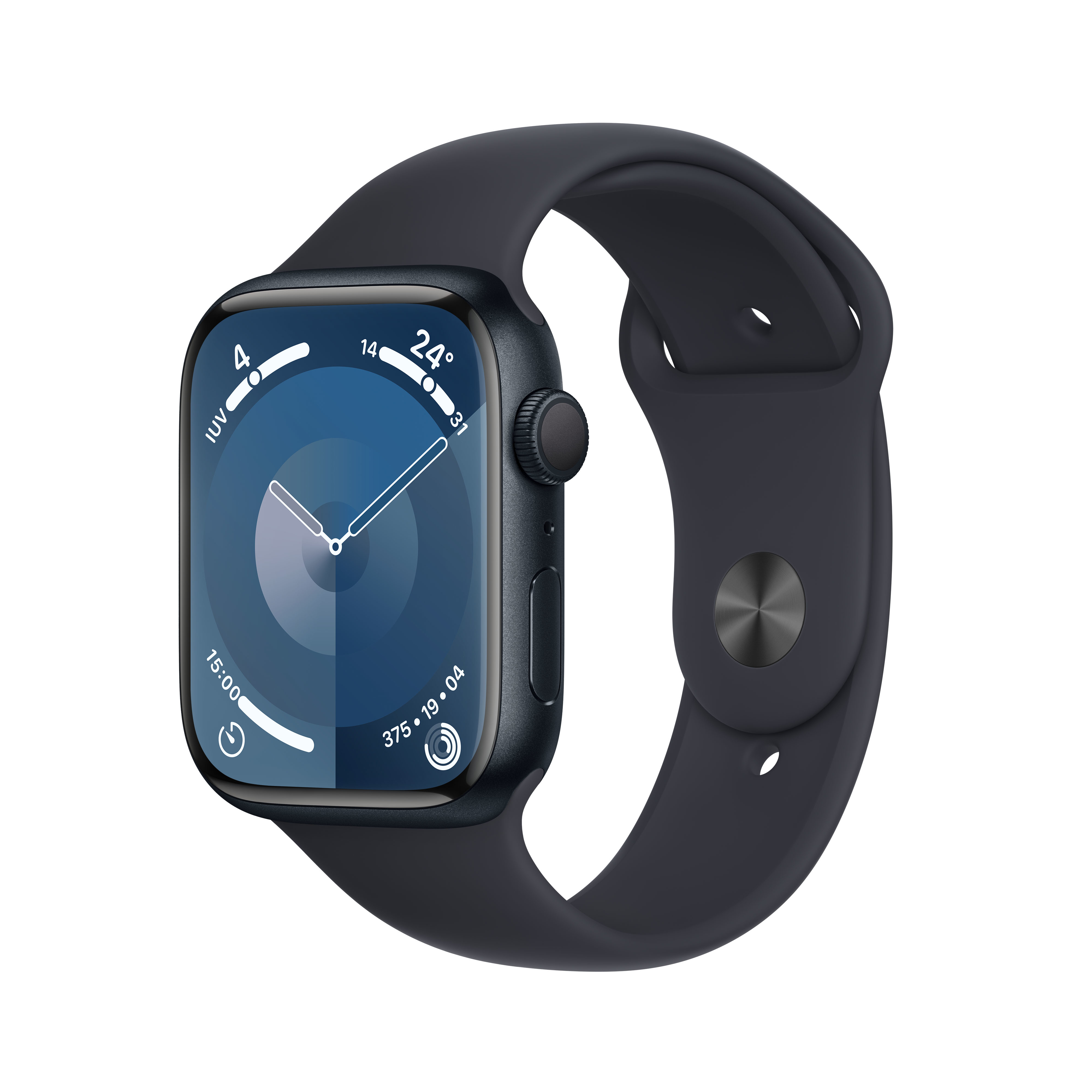 WATCH 9 45MM GPS MIDNIGHT ALLUMIN. MIDNIGHT SPORT M/L