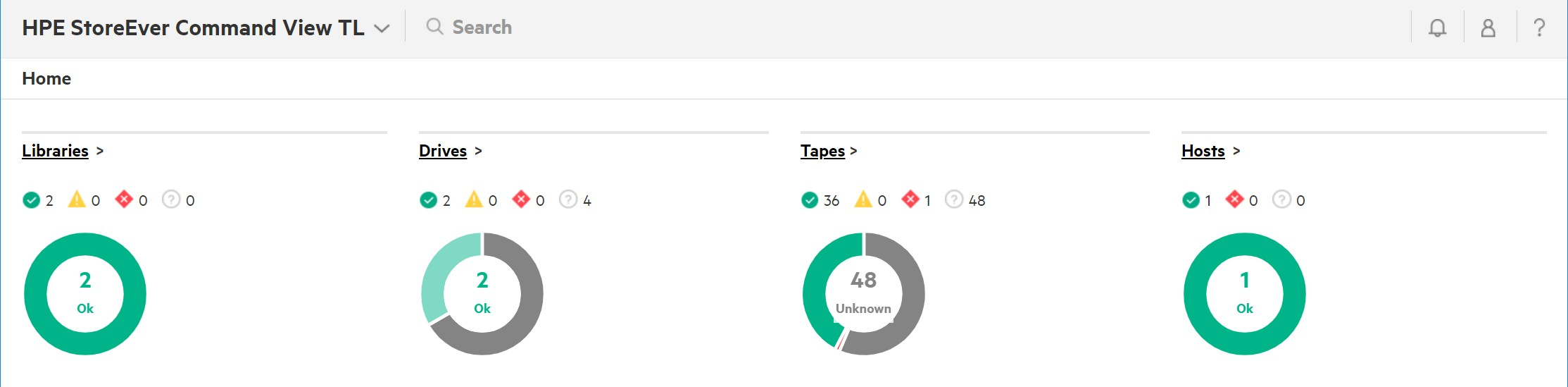 HPE StoreEver Command View - Licenza - for HP StoreEver MSL6480 Tape Library - Win