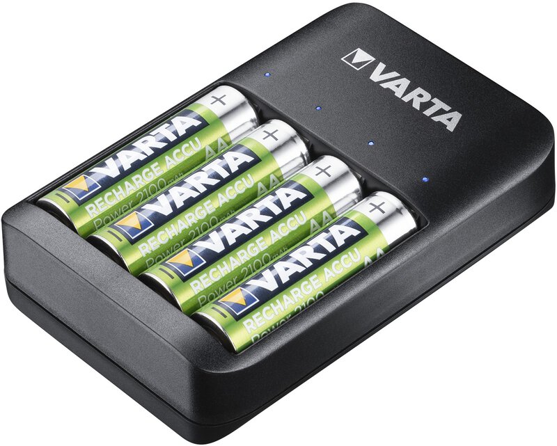 CARICA BATTERIE + 4BATT.STILO AA 2100MAH