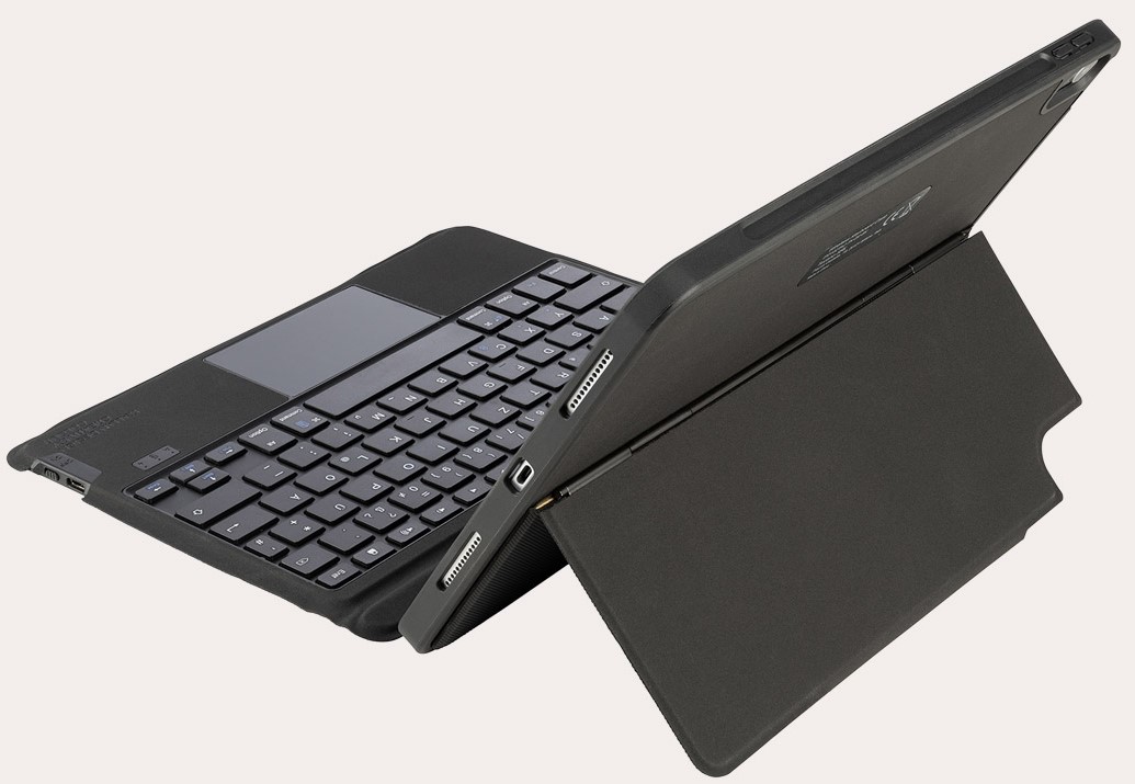 CUSTODIA PER IPAD 10,2 + TAST NERO TASTIERA …