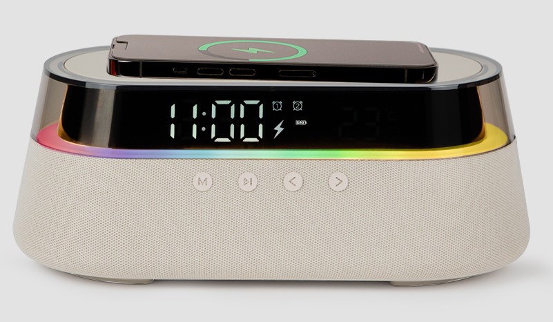 SPEAKER BLUETOOTH 15W LAMPA RGB BE DUDUU COSMO BEIGE X PC/SMARTPHONE