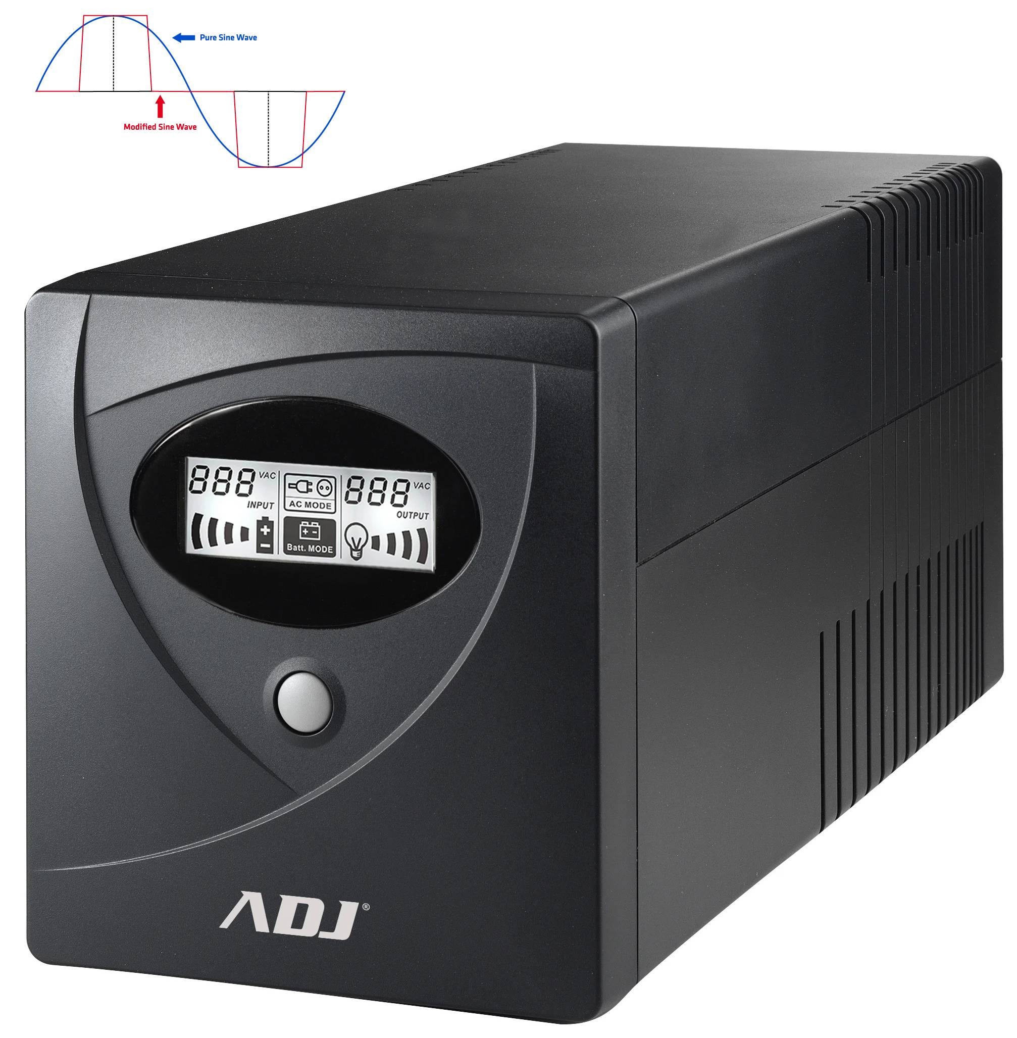 UPS 3 KVA DESKTOP LINE INT.SERVER SERIES 6*IEC+RJ11/45 LCD CBS ADJ
