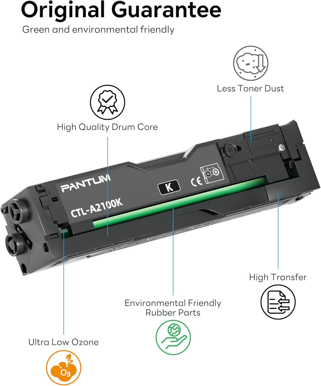 TONER PANTUM CTL-A2100K NERO 1000 PER CM2100ADW 1000PG TONER+DRUM