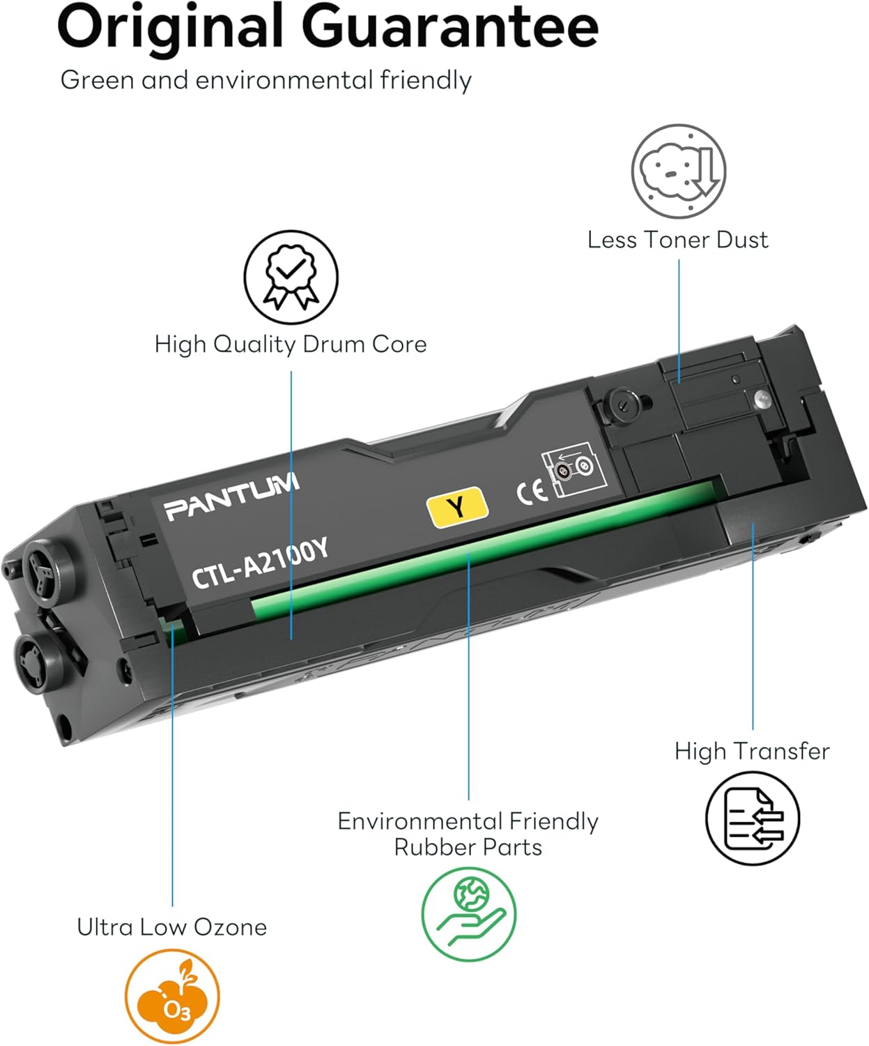TONER PANTUM CTL-A2100Y GIALLO 1000 PER CM2100ADW 1000PG TONER+DRUM