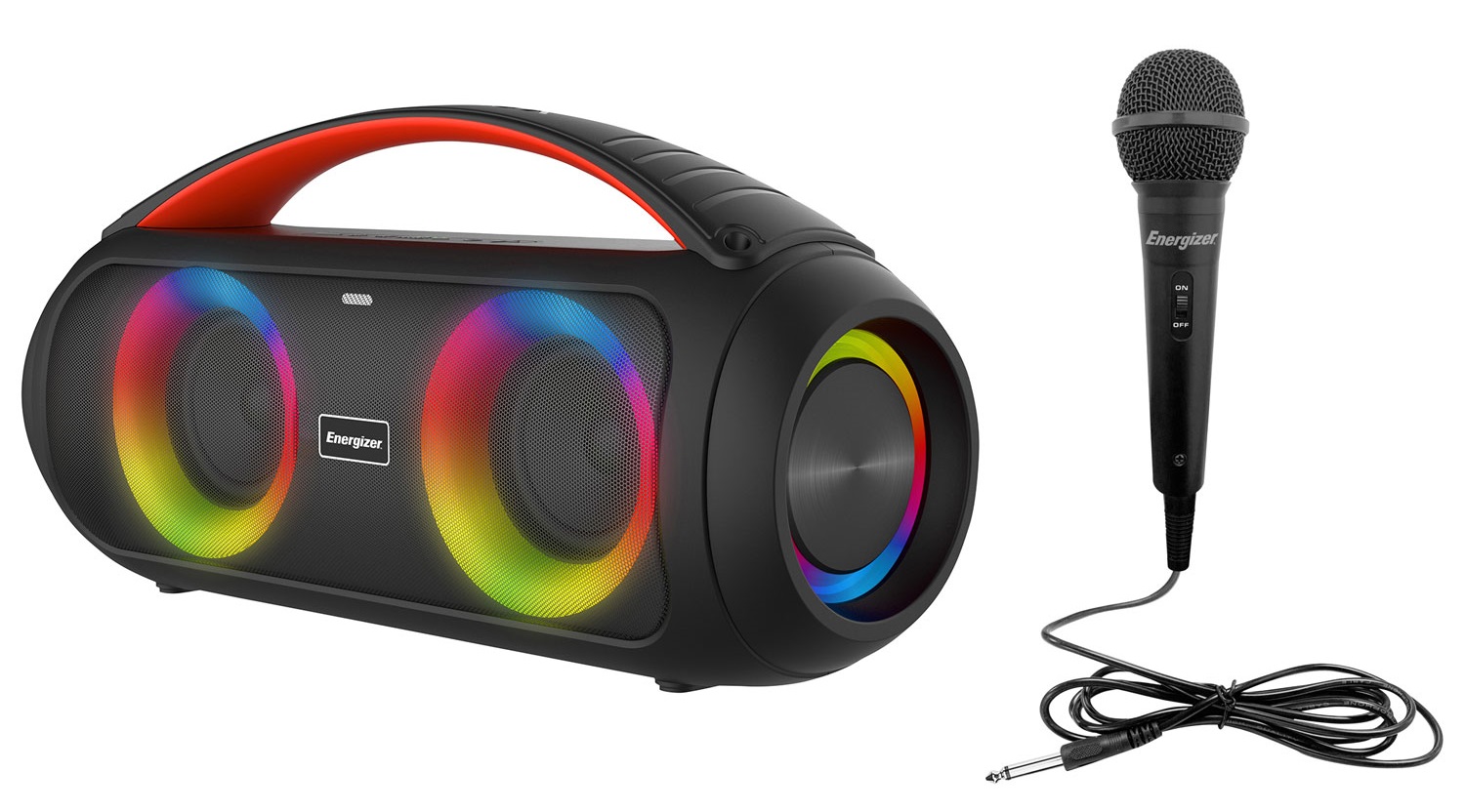 SPEAKER BT + POWERB ENERGIZER PARTY BLUETOOTH RGB 16W + RADIO E MIC