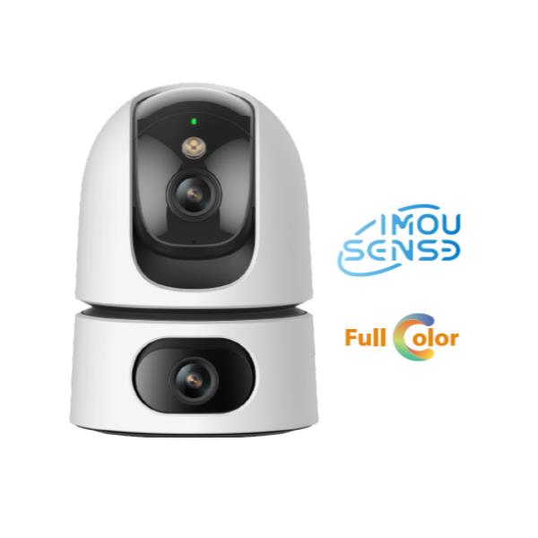 CAMERA DOME 3MP+3MP PTZ SIRENA FARO 3.6MM/IR15/MSD/WIFI6/FC/IMOU SENSE