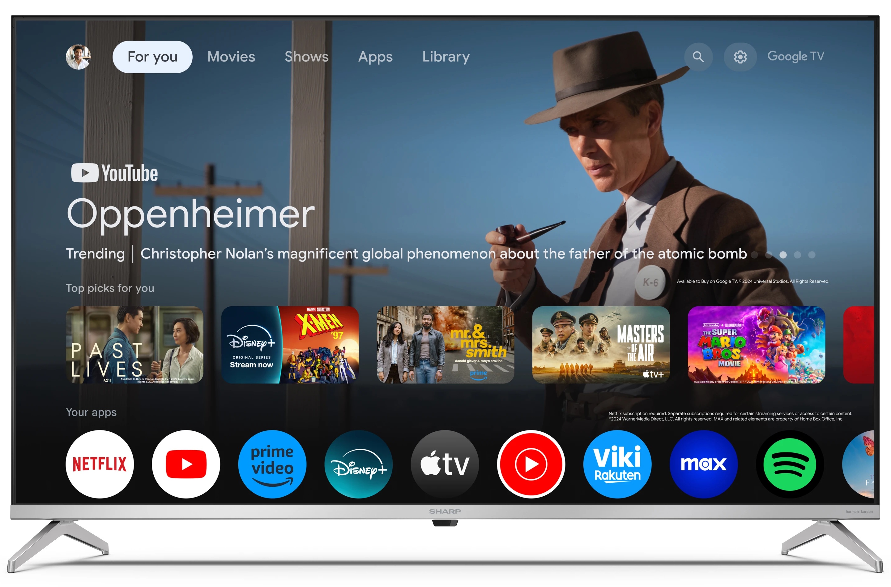 TV 43 SHARP QLED 43GL4265 4K UHD GOOGLE …