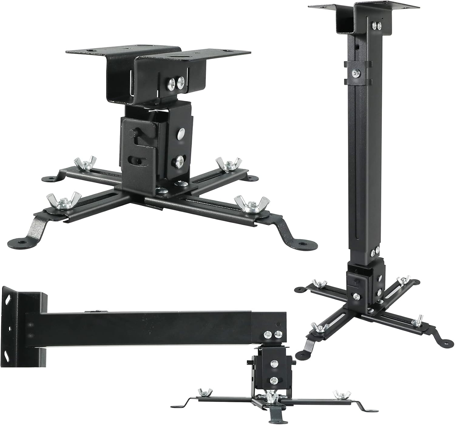 STAFFA PROIETTORE ESTENSIBILE BK 420-650MM ROTAZIONE INCL