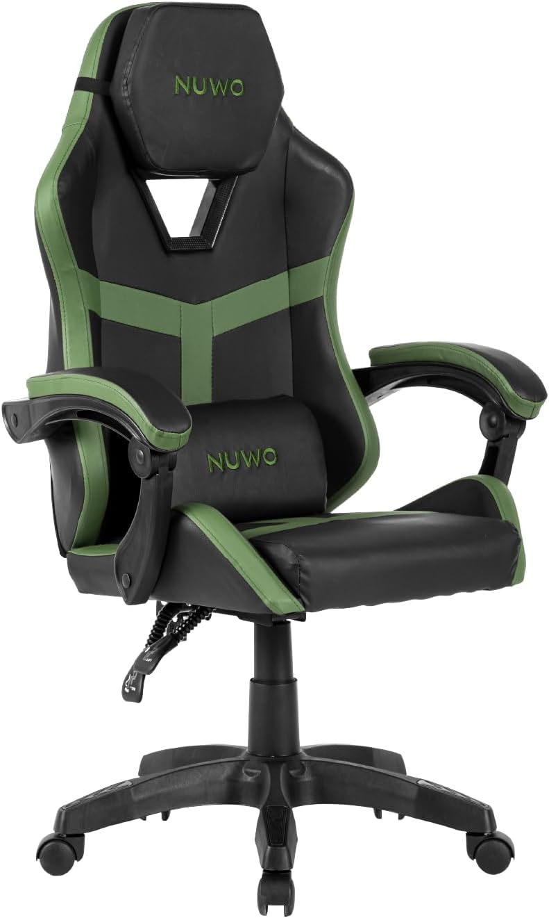 POLTRONA GAMING NUWO ODIN MILITARY BRACCIOLO IMBOT.GIREVOLE 360? 120KG
