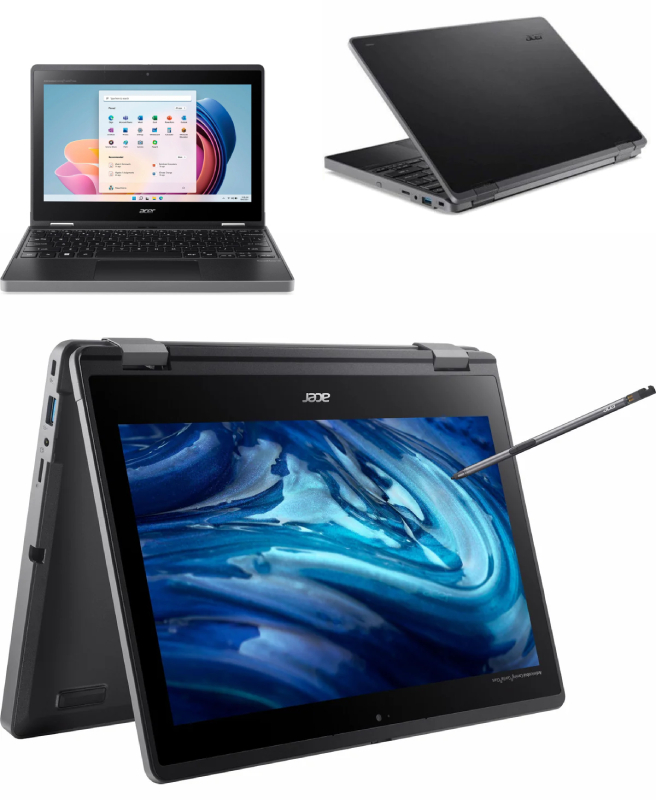 NB 12,2 INTEL N150 8GB UFS128 W11E ACER TRAVELMATE B3 SPIN 12 TOUCH