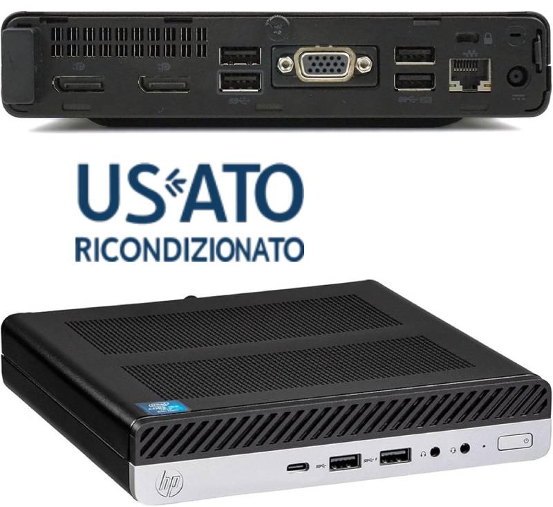 PC REF I5 8GB 512GB DM W11P I5-8500T 800 G4 TINY-MINI
