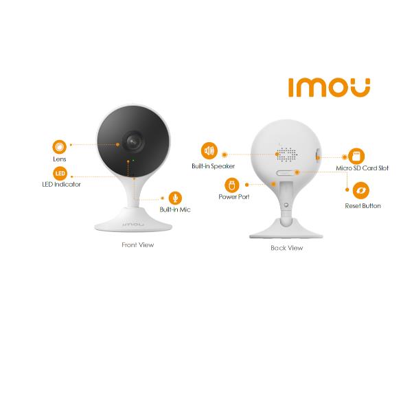 CAMERA CUE2 3MP IMOU WIFI SMARTRACK 3.6MM/IR10/SIRENA/WIFI/MICROSD/MIC