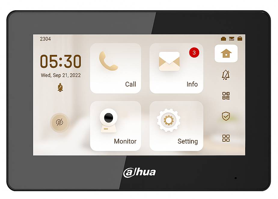VIDEOCITOFONO UNIT? INTERNA LCD 7 IP WIFI 7 NERO TOUCH
