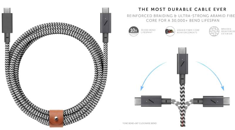 BELT CABLE XL C TO C ZEBRA 3M …