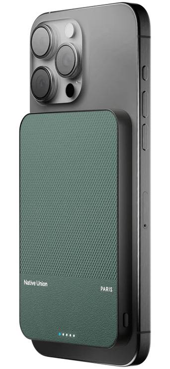 POWER BANK 5000MAH RE CLASSIC GREEN USB-C NATIVE UN MAGSAFE SLATEGREEN
