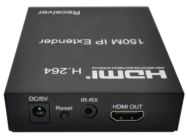 EXTENDER HDMI TRAMITE CAVO RETE CAT 5E/6 FINO 150MT COLLEG. RETE CON IP