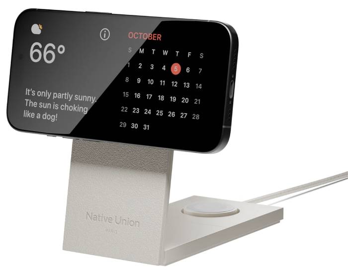 BASE WIRELESS 15W IPHONE/AIRPOD SAN APPLE WATCH RISE …