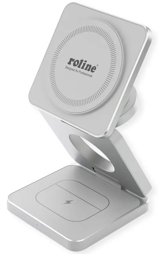 ALIMENTATORE WIRELESS 15W 3IN1 SL CON CAVO 1MT …
