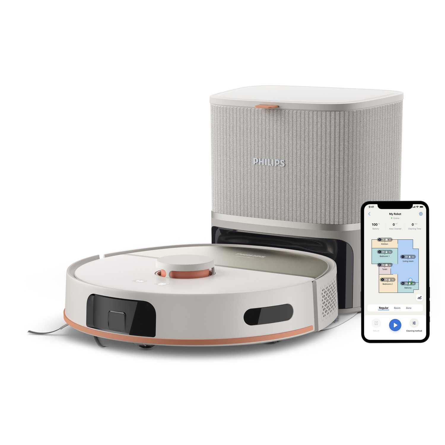 ASPIRAPOLVERE ROBOT XU5100/10000PA ASPIRA E LAVA CON SVUOTAMENTO …