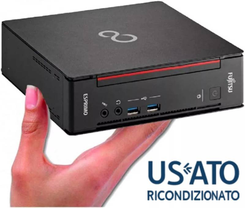 PC REF I5 16GB 512GB NVME W11P I5-8400T FUJITSU Q558 TINY MINI