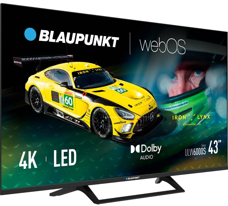 TV 43 BLAUPUNKT 4K DBT2 WEB0S TV DVBT2 DVBS2 NEW SMART PIEDE