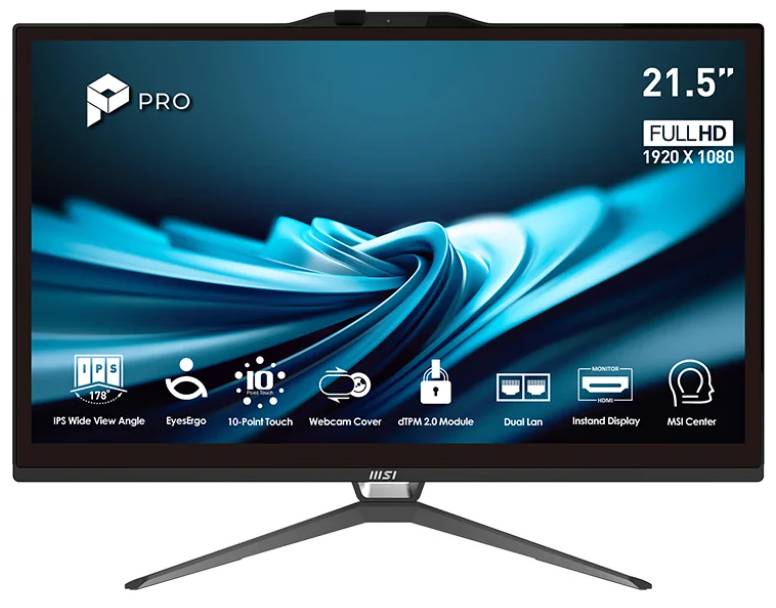 AIO 21,5 PEN 8GB 128GB BK W11P TCH …