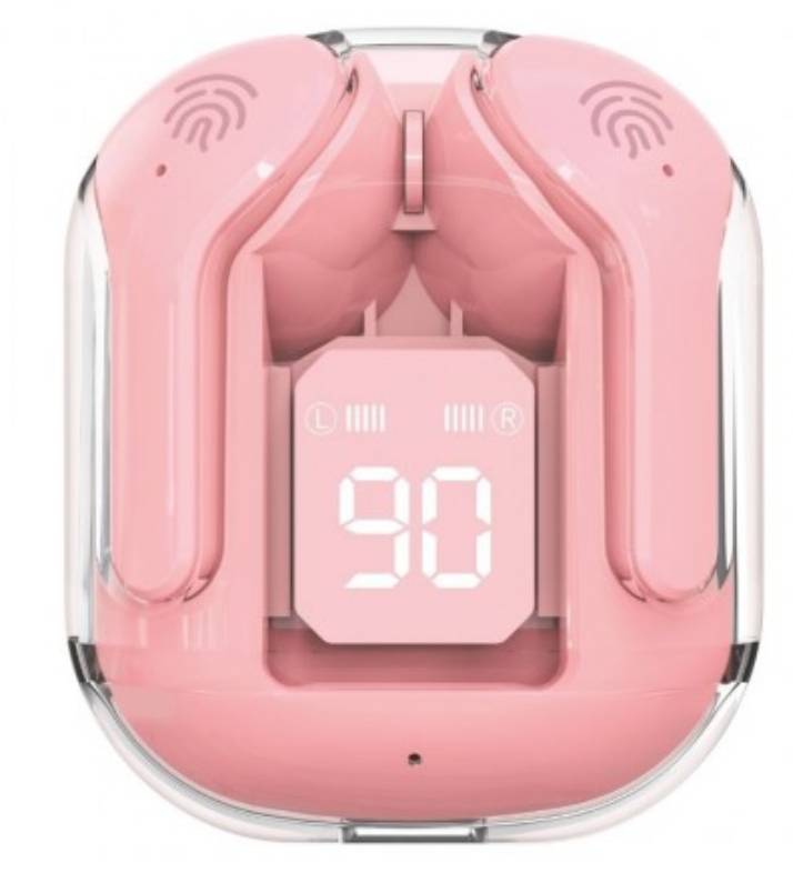 AURICOLARI BLUETOOTH 5.3 USBC DISP IPX4 ROSA BATT.300MAH …