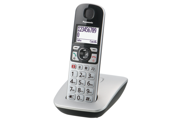 TELEFONO CORDLESS PAN TGE510 SILVER LCD 1.8/VV/BLOCC CH/COMP.APP.ACUST