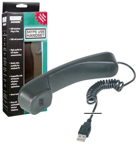 CORNETTA TELEFONICA USB X USO VOIP E SKYPE …