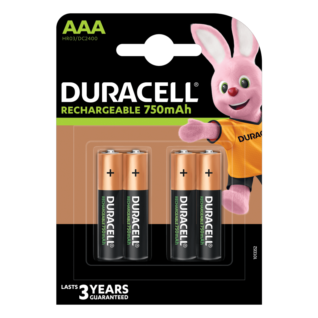 BATTERIE RICARICABILI MINISTILO AAA 750MAH CONF. 4PZ
