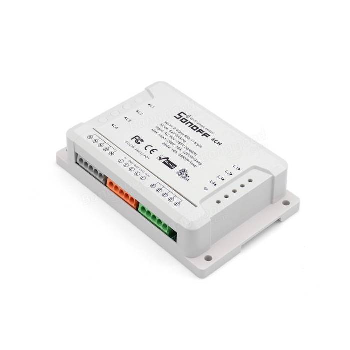 CENTRALE DOMOTICA 4CH 4 CANALI WIFI - INTERRUTTORE …