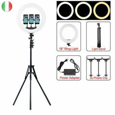ANELLO DA ILLUMINAZIONE RING FILL LIGHT 18" LED …