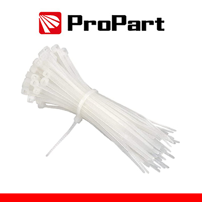 FASCETTE ELETTRICISTA NYLON 2,5X100MM - 100PZ - BIANCO