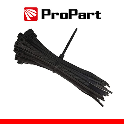 FASCETTE ELETTRICISTA NYLON 2,5X100MM - 100PZ - NERO
