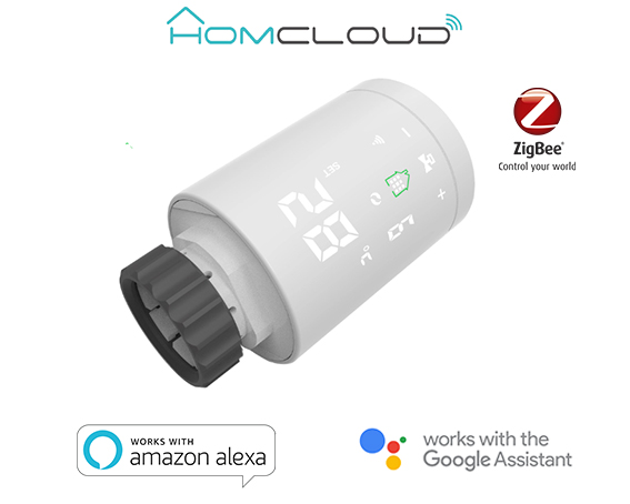 VALVOLA TERMOSTATICA PER RADIATORI SMART DIGITALE ZIGBEE SMART LIFE TUYA (XH-TVZ)